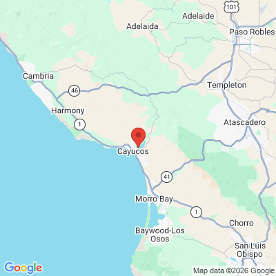 Map to  office in Cayucos, CA