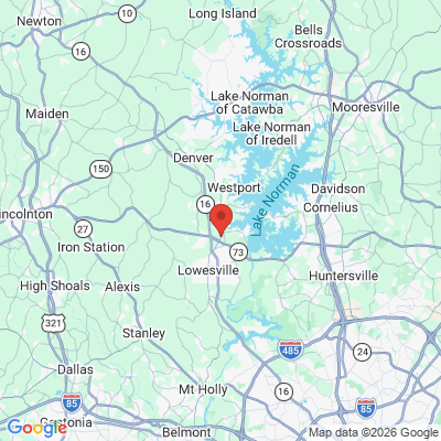 Map to  office in Denver, NC