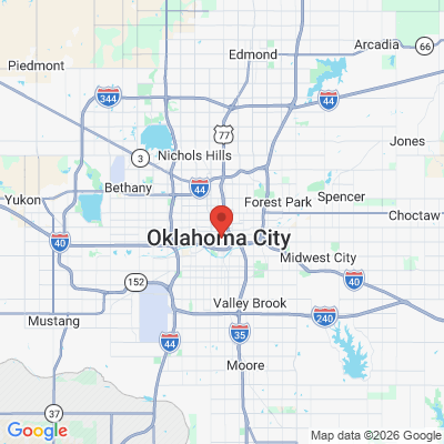 Map to  office in Oklahoma City, OK