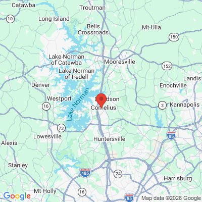 Map to  office in Cornelius, NC