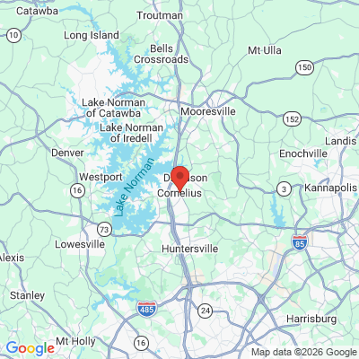Map to  office in Cornelius, NC