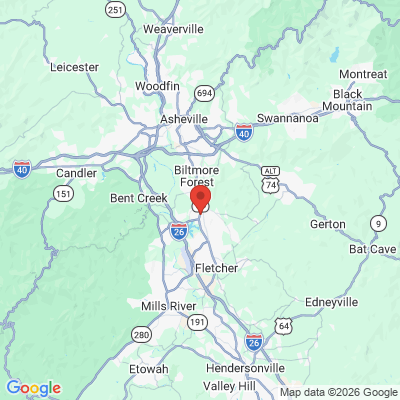 Map to  office in Asheville, NC