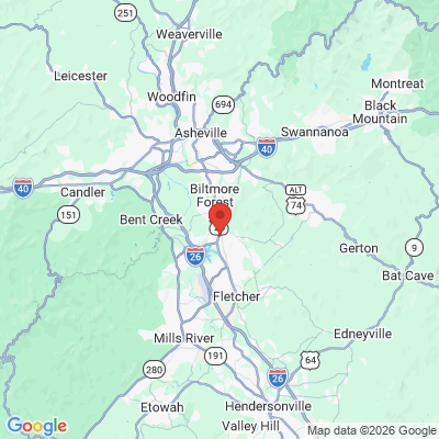 Map to  office in Asheville, NC