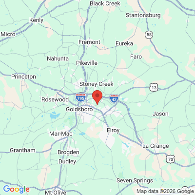 Map to  office in Goldsboro, NC