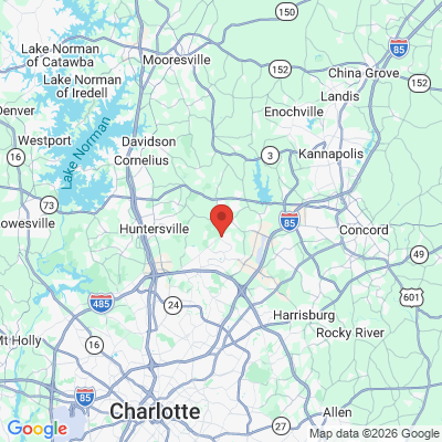 Map to  office in Concord, NC