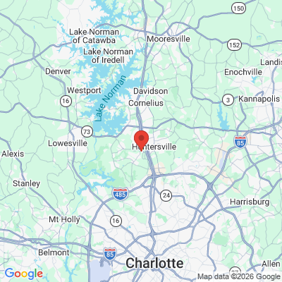 Map to  office in Huntersville, NC