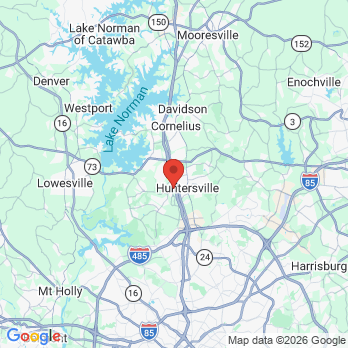Map to Dentistry For Kids, Pediatric & Orthodontics office in Huntersville, NC