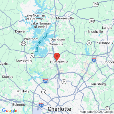 Map to  office in Huntersville, NC