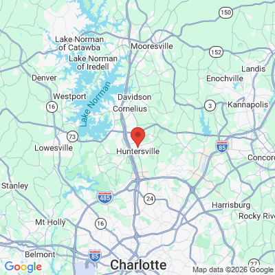 Map to  office in Huntersville, NC