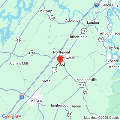Map to  office in Wood, TN