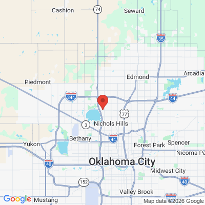 Map to  office in Oklahoma City, OK