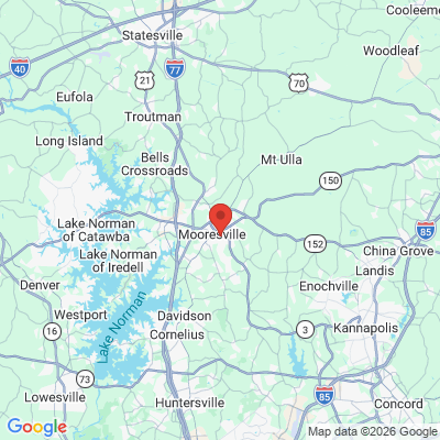 Map to  office in Mooresville, NC