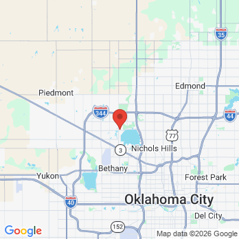 Map to 1986 office in Okc, OK