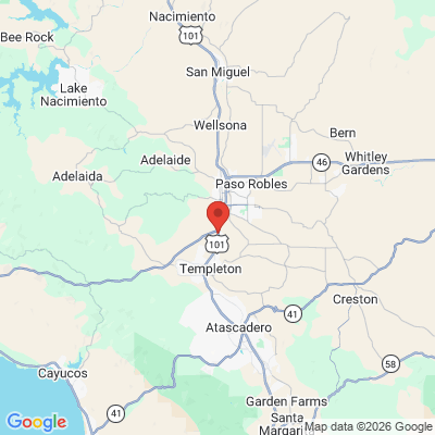 Map to  office in Paso Robles, CA