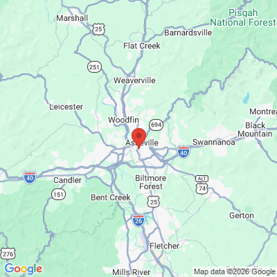 Map to  office in Asheville, NC