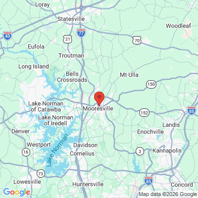 Map to  office in Mooresville, NC
