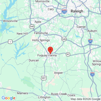 Map to  office in Fuquay Varina, NC