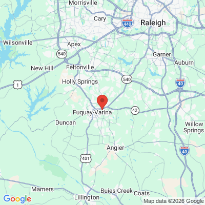 Map to  office in Fuquay Varina, NC