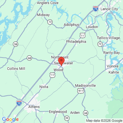 Map to  office in Sweetwater, TN