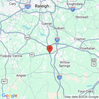 Map to Middle Creek Family Dentistry office in Raleigh, NC