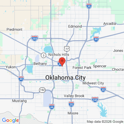 Map to  office in Oklahoma City, OK
