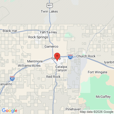 Map to  office in Gallup, NM