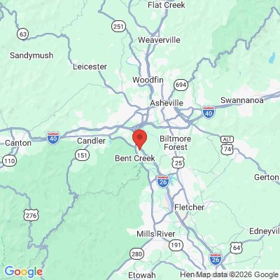 Map to  office in Asheville, NC
