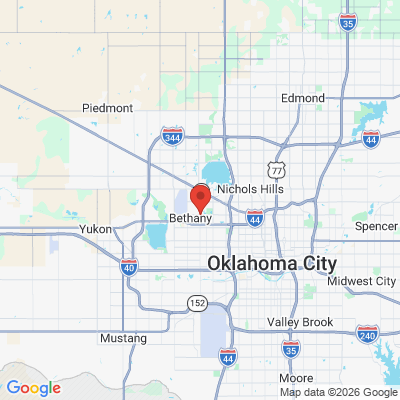 Map to  office in Warr Acres, OK