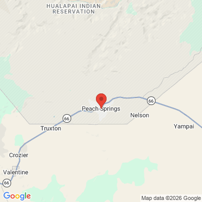 Map to  office in Peach Springs, AZ