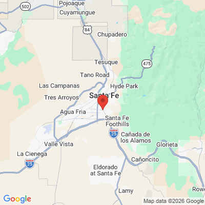 Map to  office in Santa Fe, NM