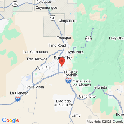 Map to  office in Santa Fe, NM