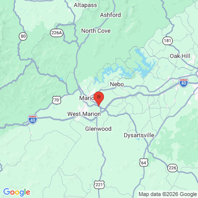 Map to  office in Marion, NC