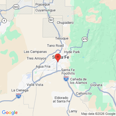 Map to  office in Santa Fe, NM