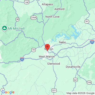 Map to  office in Marion, NC