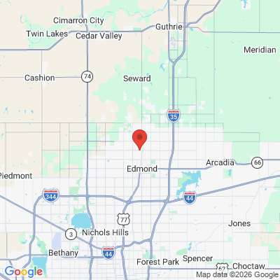 Map to  office in Edmond, OK