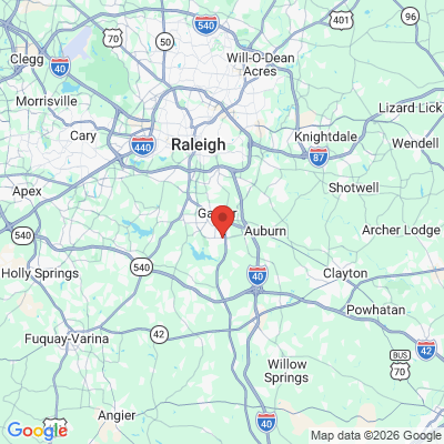 Map to  office in Garner, NC