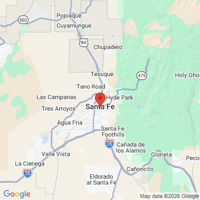 Map to  office in Santa Fe, NM