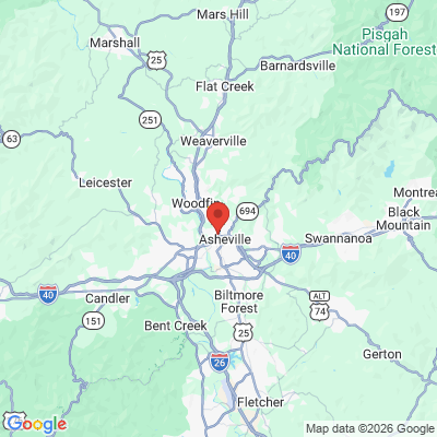 Map to  office in Asheville, NC