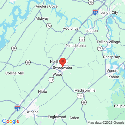 Map to  office in Sweetwater, TN