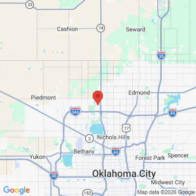 Map to  office in Edmond, OK
