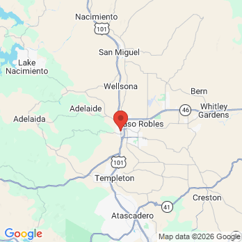 Map to Grant E. Marcum, D.D.S., Inc.  office in Paso Robles, CA