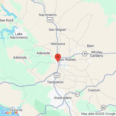Map to  office in Paso Robles, CA