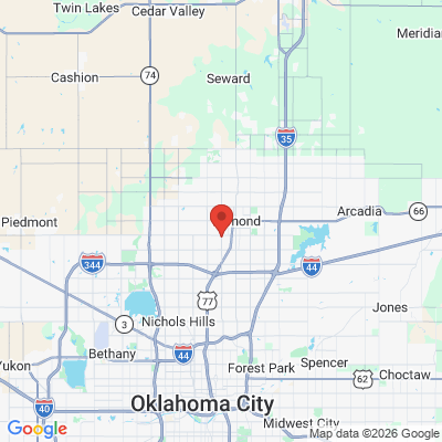 Map to  office in Edmond, OK