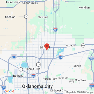 Map to  office in Edmond, OK