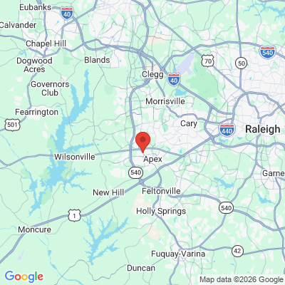 Map to  office in Apex, NC