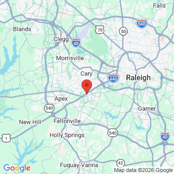 Map to Signature Smiles office in Cary, NC