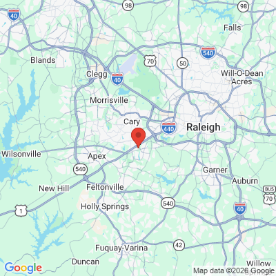 Map to  office in Cary, NC