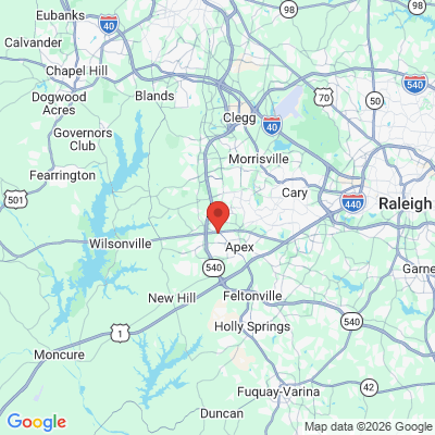 Map to  office in Apex, NC