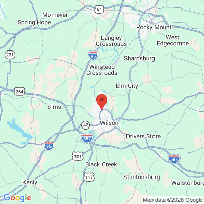 Map to  office in Wilson, NC