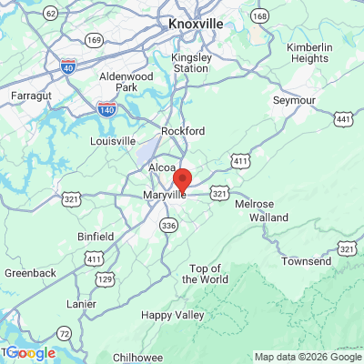 Map to  office in Maryville, TN